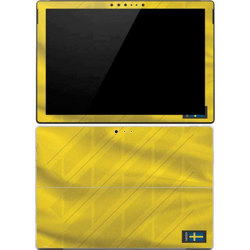 Sweden Soccer Flag Surface Pro 4 Skin